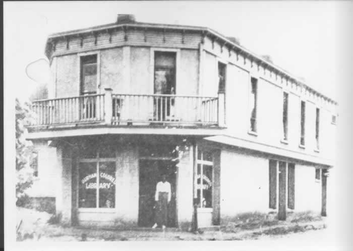 Durham Colored Library Building. Image sourced from the following webpage: https://durhamcountylibrary.org/exhibits/slw/archive.php