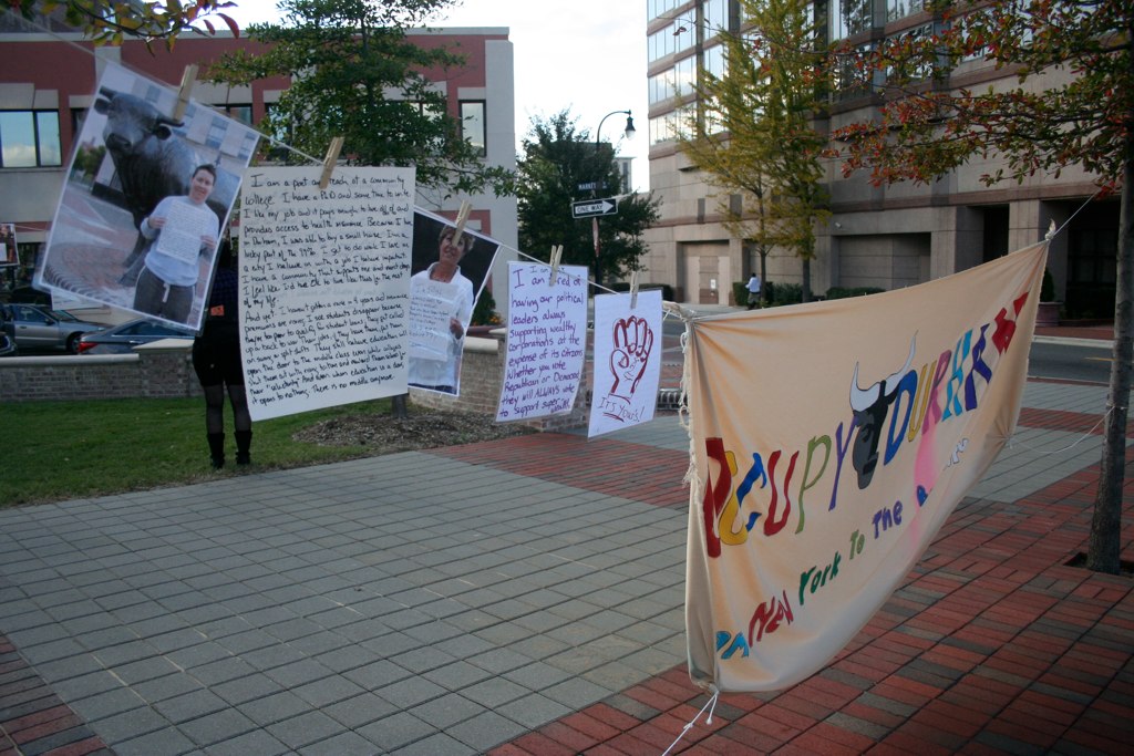 Art Installation as part of Occupy Durham