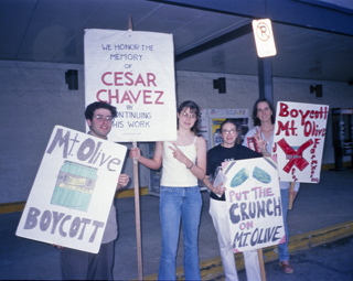 Protesters urge shoppers not to buy Mt. Olive Pickles